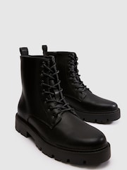 Schuh Ashleigh Chunky Lace Up Boots - 4의 이미지 3