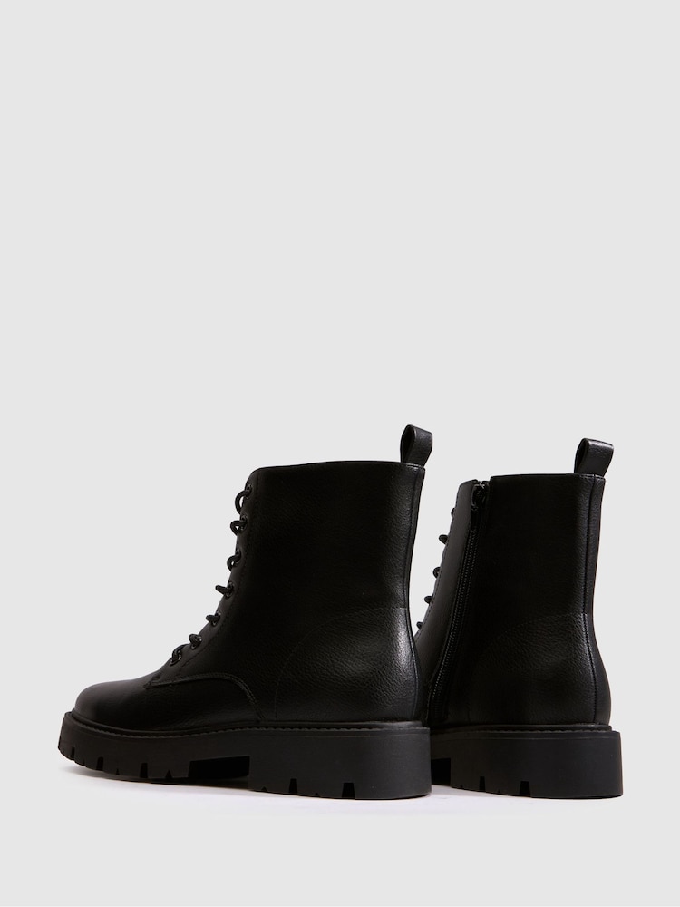 Schuh Ashleigh Chunky Lace Up Boots - 4의 이미지 4