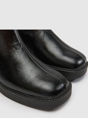 Schuh Black Beauty Square Toe Chunky Boots - Image 3 of 4