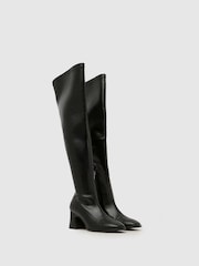 Schuh Black Dalmation Over The Knee Boots - Image 2 of 4