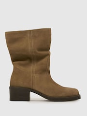 Dabisks tonis - Schuh Dakota slokšņu ādas zābaki - Attēls 1 no 4