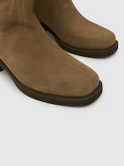 Dabisks tonis - Schuh Dakota slokšņu ādas zābaki - Attēls 3 no 4