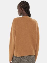 Whistles Animal Print Textured Placket Cardigan - Image 2 of 5