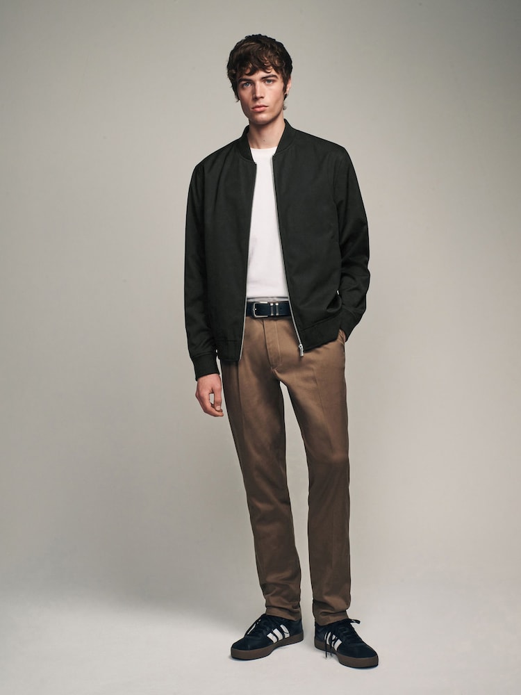 Black Smart Bomber Jacket - Image 2 of 9