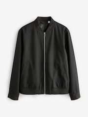 Black Smart Bomber Jacket - Image 6 of 9