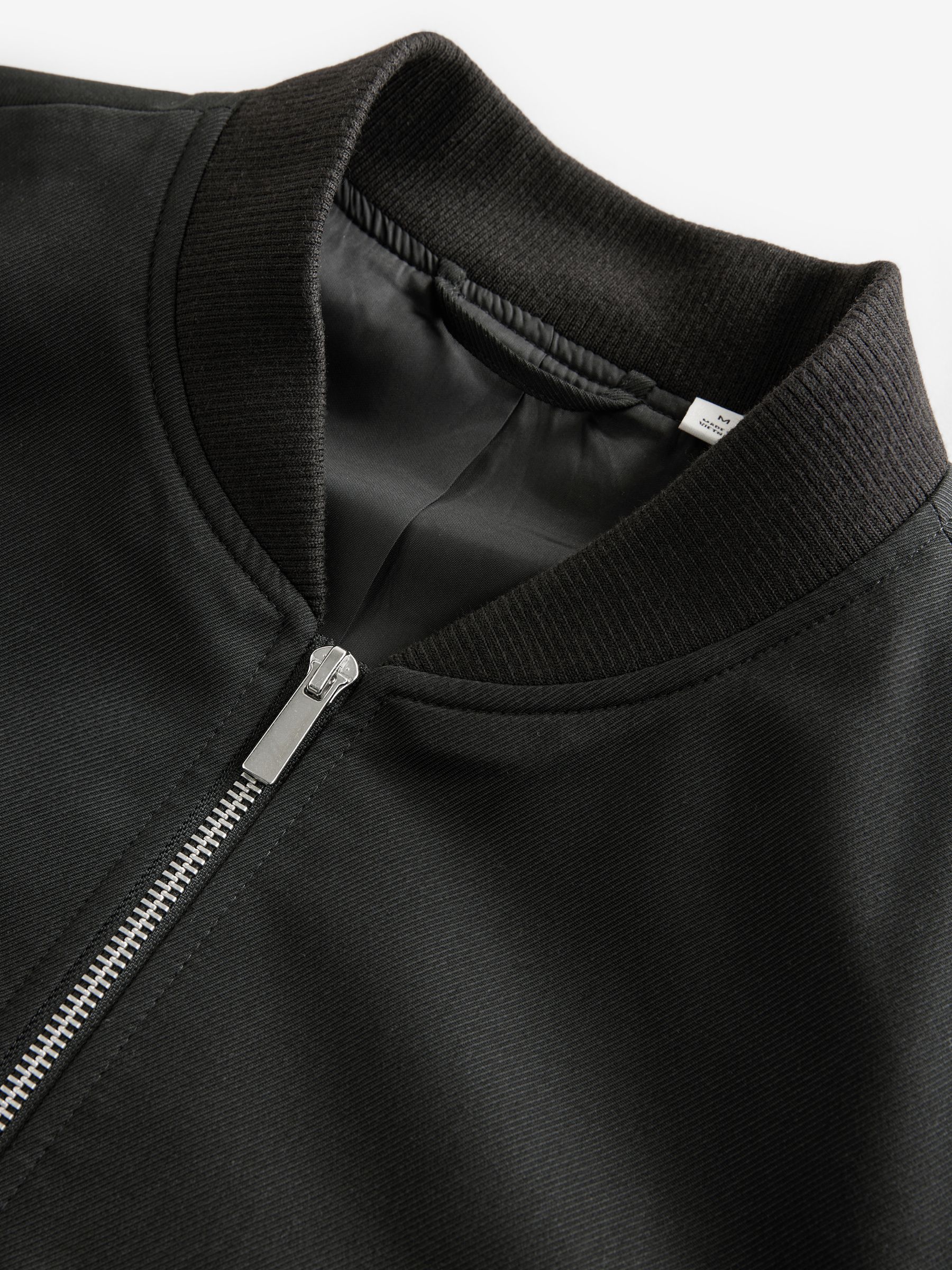 Buy Black Smart Bomber Jacket from Next Norway