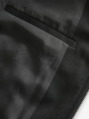 Black Smart Bomber Jacket - Image 9 of 9