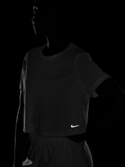 Nike White One Classic Breathable Dri-FIT Short-Sleeve Top - Image 8 of 8