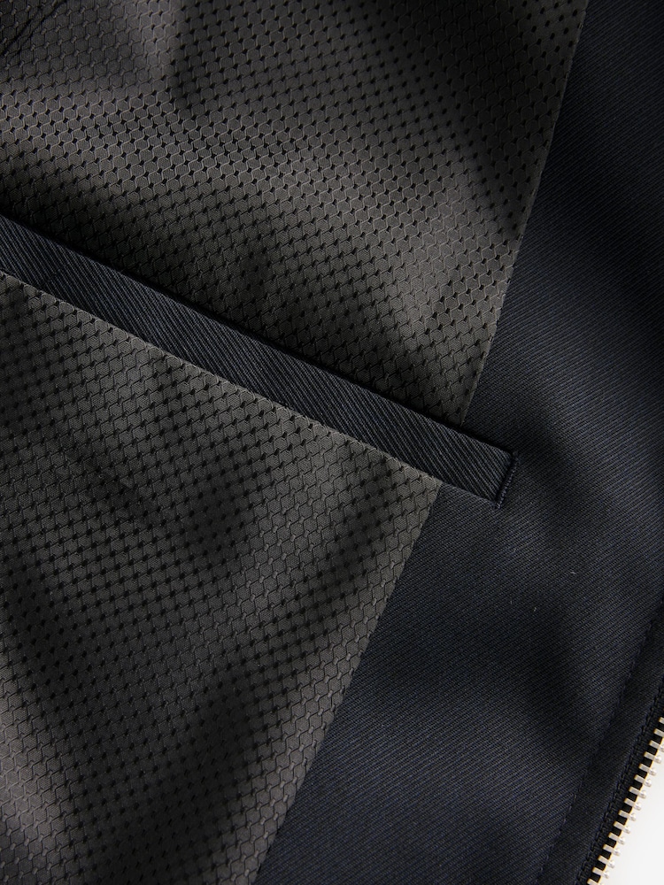Blue Navy Smart Bomber Jacket - Image 10 of 10