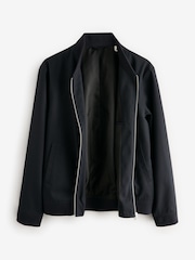 Blue Navy Smart Bomber Jacket - Image 7 of 10