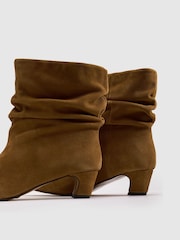Schuh Brown Bluebell Suede Slouch Boots - Image 4 of 4