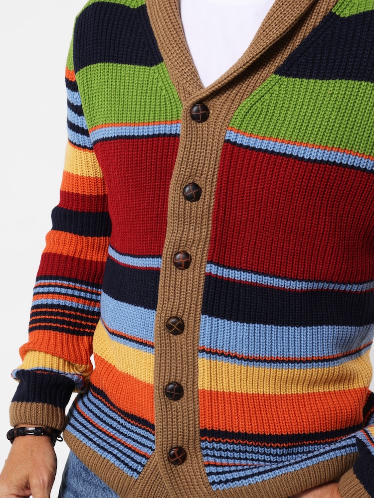 Joe Browns Red Sensational Stripe Cardigan - Image 2 of 6 Joe Browns Red Sensational Stripe Cardigan - Image 2 of 6