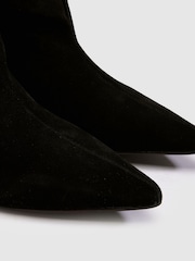 Schuh Black Bluebell Suede Slouch Boots - Image 4 of 4