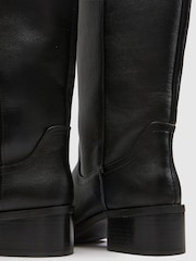 Schuh Black Denmark Pull On Knee Boots - Image 3 of 3