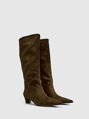 Grønn - Schuh Dollie Croc Pull On Boots - Bilde 2 av 4