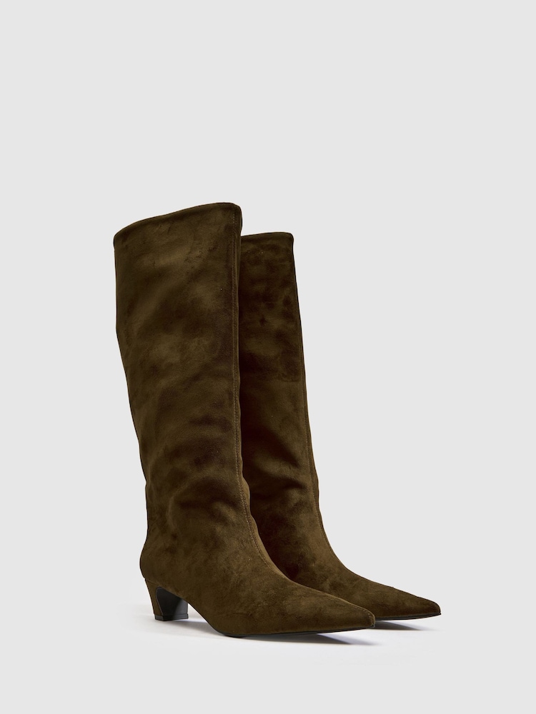 Grønn - Schuh Dollie Croc Pull On Boots - Bilde 2 av 4