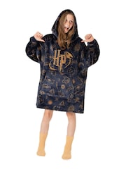 Vanilla Underground Blue Harry Potter Kids Blanket Hoodie - Image 1 of 4
