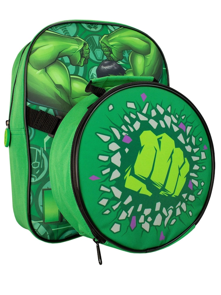 Character Green Marvel Hulk Backpack and Lunch Bag Set - Image 1 of 5