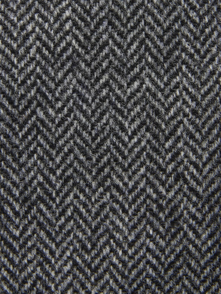 Barbour® Grey Herringbone Slim Fit Suit Trousers - Image 13 of 13