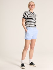 Joules Erin Navy Blue Stripe Short Sleeve T-Shirt - Image 3 of 6