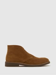 Schuh Brown Galvin Suede Chukka Boots - Image 1 of 4