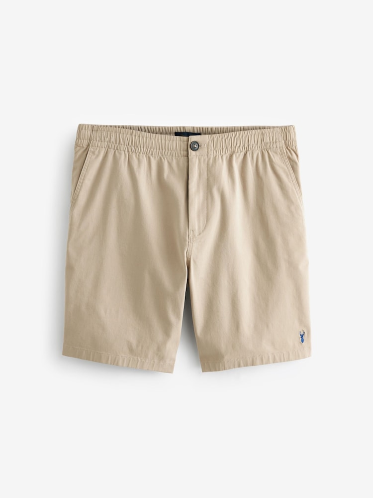 Navy/Stone Elasticated Waist Chino Shorts 2 Pack - Image 9 of 12
