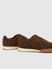 Schuh Brown Waldorf Suede Trainers - Image 4 of 4