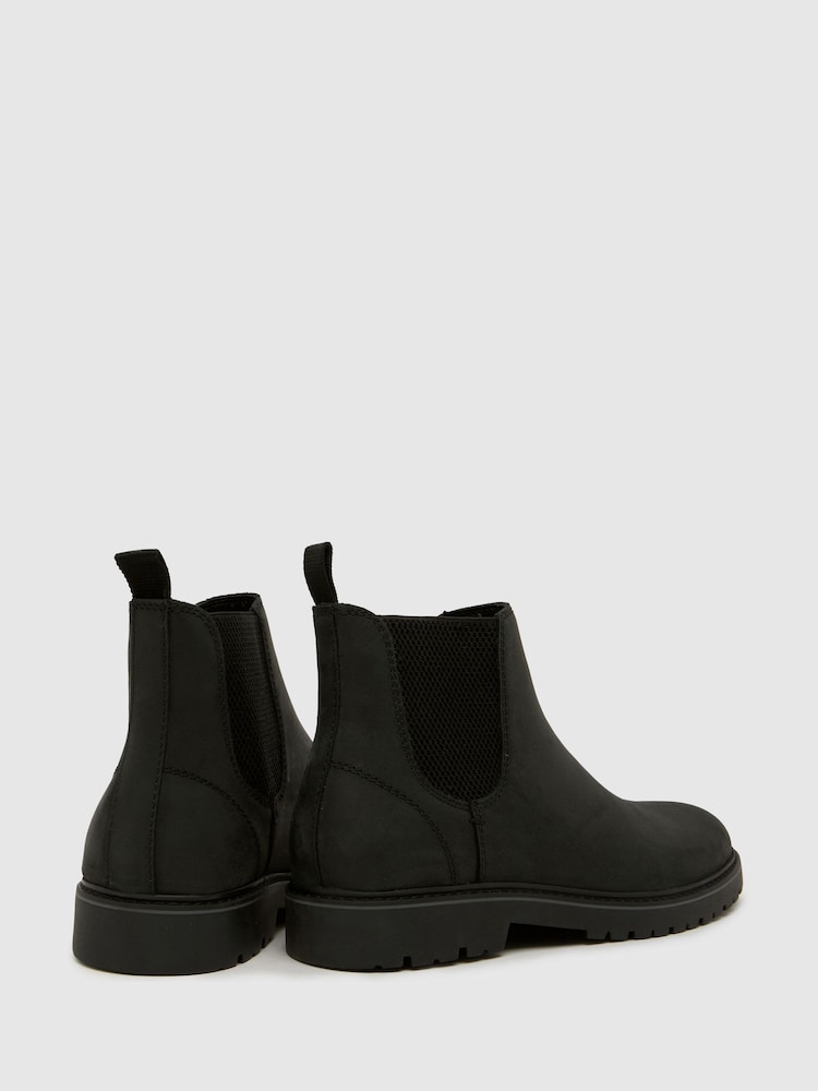 Schuh Dane Dəri Çelsi Çəkmələri - 4şəkildən 4 şəkil Schuh Dane Dəri Çelsi Çəkmələri - 4şəkildən 4 şəkil