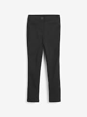 Black Slim Waist School Skinny Stretch Trousers (3-18yrs) - Image 1 of 3