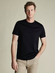 Charles Tyrwhitt Black Short Sleeve T-Shirt - Image 1 of 8