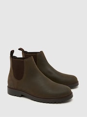 Schuh Dane Dəri Çelsi Çəkmələri - 4şəkildən 3 şəkil