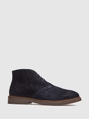 Schuh Blue Galvin Suede Chukka Boots - Image 1 of 4