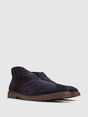 Schuh Blue Galvin Suede Chukka Boots - Image 2 of 4