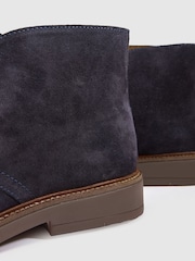 Schuh Blue Galvin Suede Chukka Boots - Image 4 of 4