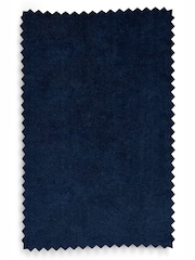 Blue Dark Navy Ready Made Blackout Matte Velvet Roman Blinds - Image 5 of 7