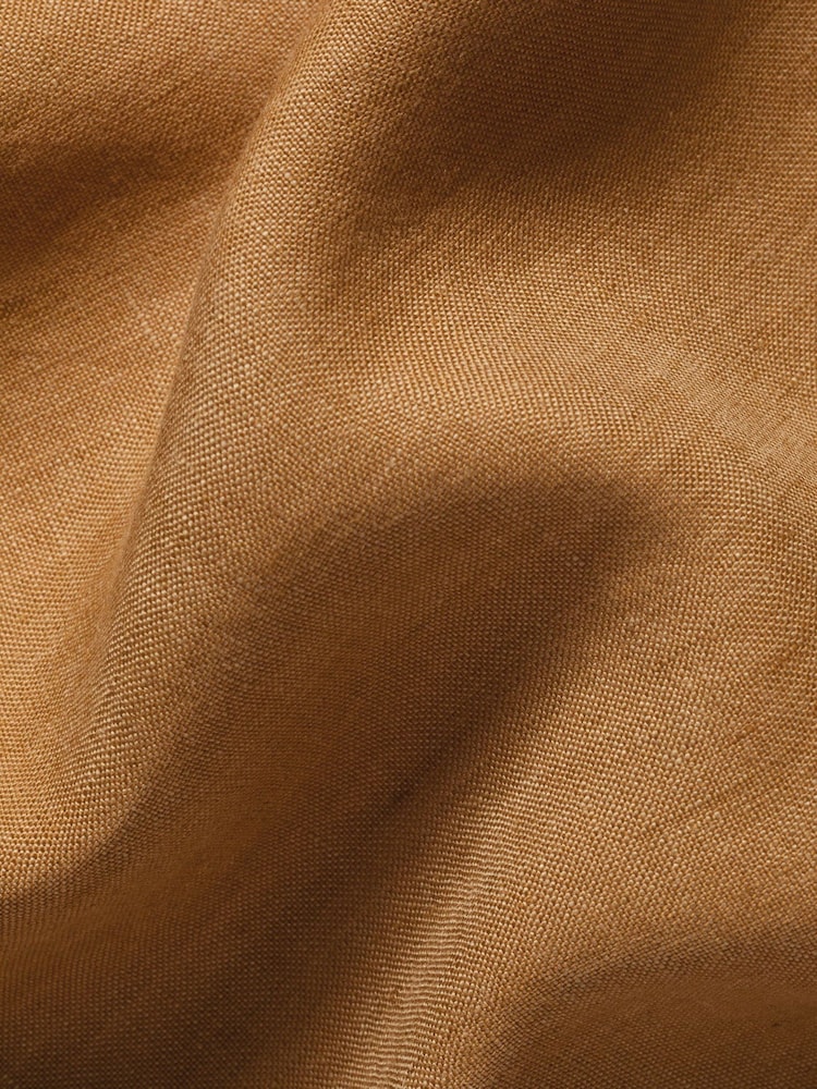 Charles Tyrwhitt Yellow Pure Linen Shirt - Image 5 of 5