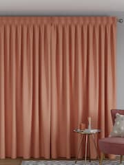 Orange Cotton Made to Measure 100% Cotton Curtains - Image 2 of 9