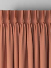 Orange Cotton Made to Measure 100% Cotton Curtains - Image 5 of 9