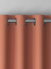Orange Cotton Made to Measure 100% Cotton Curtains - Image 7 of 9