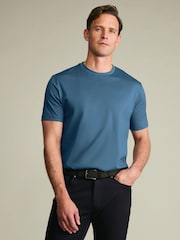 Charles Tyrwhitt Blue Short Sleeve T-Shirt - Image 2 of 6