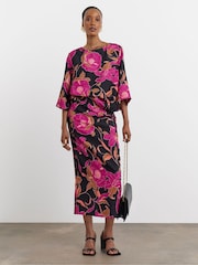 Joanna Hope Black Printed Crepe Blouse - Image 1 of 4