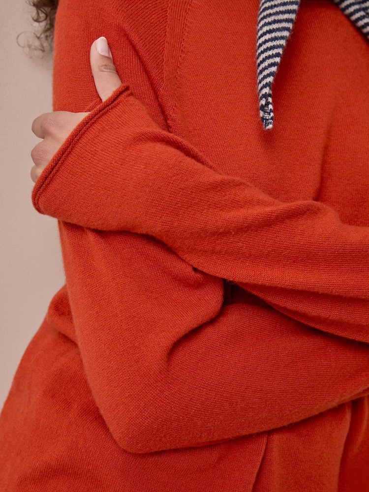 Celtic & Co. Orange Supersoft Essential Jumper - Image 2 of 9 Celtic & Co. Orange Supersoft Essential Jumper - Image 2 of 9