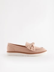 Nude Forever Comfort Bow Chunky Sole Loafers - Image 2 of 5