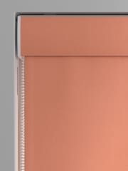 Orange Cotton Made to Measure 100% Cotton Roman Blinds - Image 3 of 6