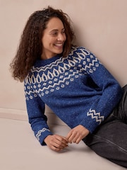 Celtic & Co. Donegal Two Tone Fair Isle Jumper - Imagen 4 de 8