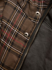 Celtic & Co. Brown Raglan Sleeve Waxed Jacket - Image 6 of 8