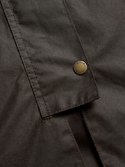Celtic & Co. Brown Raglan Sleeve Waxed Jacket - Image 7 of 8