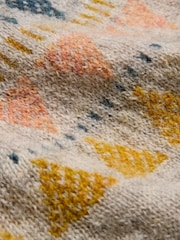 Celtic & Co. Natural British Wool Geo Fair Isle Yoke Jumper - Image 7 of 8