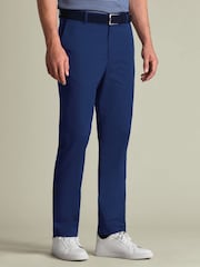 Charles Tyrwhitt Blue Performance Chino Trousers - Image 1 of 5