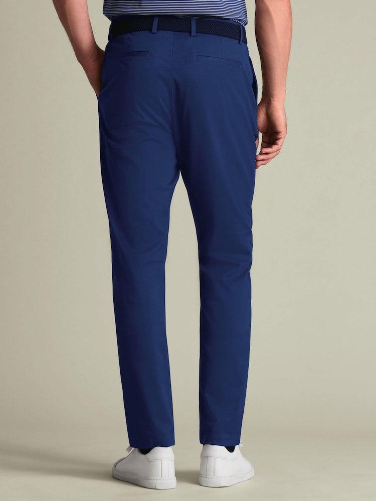 Charles Tyrwhitt Blue Performance Chino Trousers - Image 2 of 5